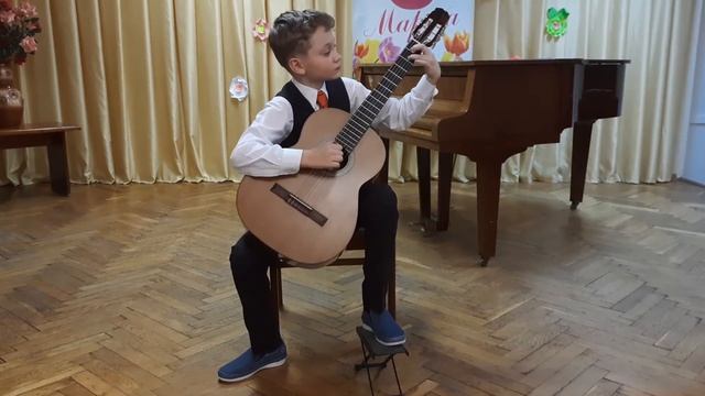 Гугович Денис, инструментальная музыка, гитара соло 9 -11 лет, М Джулиани Рондо C-dur Дятловская ДШ смотреть онлайн