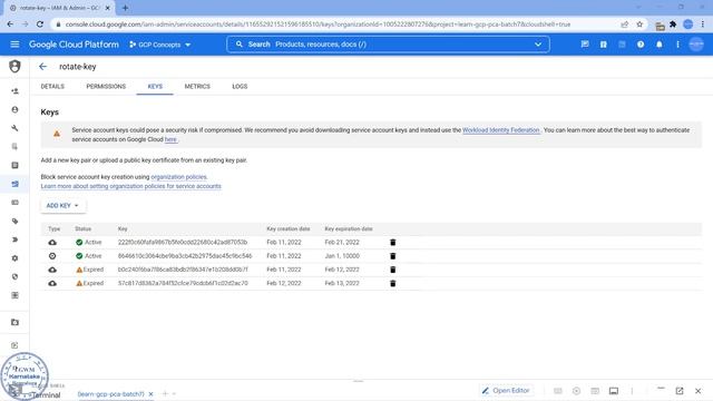 Interview Question #10 - Can you set an expiry date for Service Account Keys in GCP? смотреть онлайн