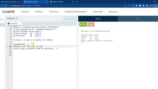 Python Coding| Level-1| Project-1| Vending Machine| Part-1 смотреть онлайн