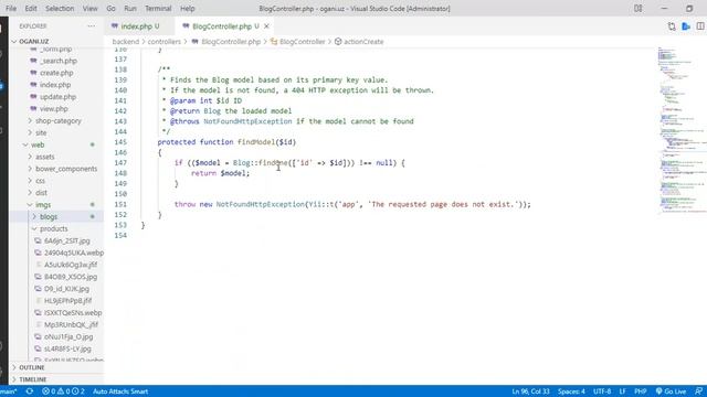 Yii2 E shoper 24 Part Admin lte blogs create and updated смотреть онлайн