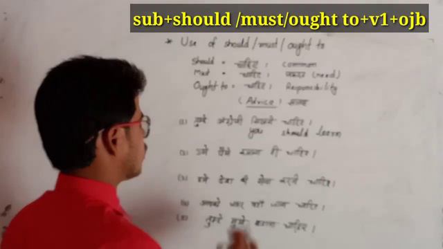 #Day 8 of 90days English speaking course in Hindi by mukesh sir#use of should, must and ought to. смотреть онлайн