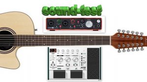 Процессор - Korg AX10A.Внешняя звук.карта - Focusrite.Гитара- Ovation Applause 12стр.