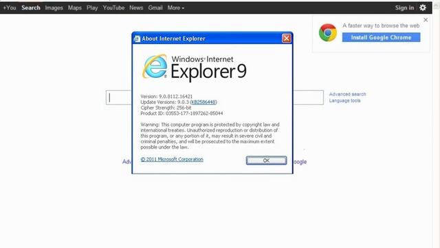 IE9 running on Windows XP concept. смотреть онлайн
