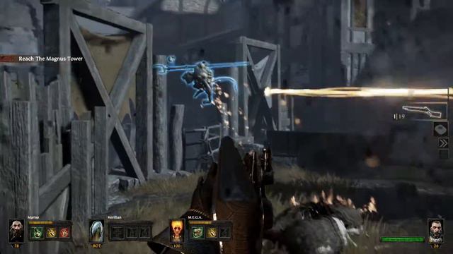 Warhammer: End Times - Vermintide. Много коопа #30. Horn of Magnus в два захода. смотреть онлайн