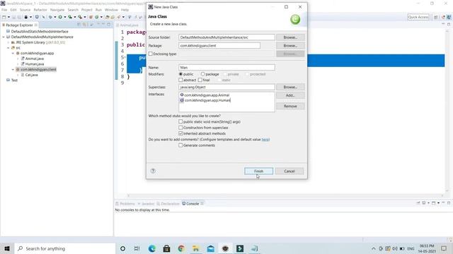 Default Methods and Multiple Inheritance in Java 8 | Java Tutorial in Hindi смотреть онлайн