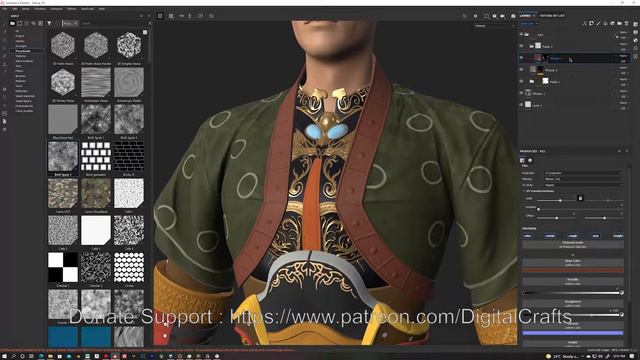 Part 3: Texturing and painting realistic face skin in substance painter timelapse tutorial смотреть онлайн