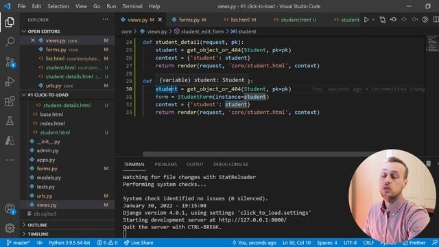 Django and HTMX #16 - Click to Edit pattern смотреть онлайн