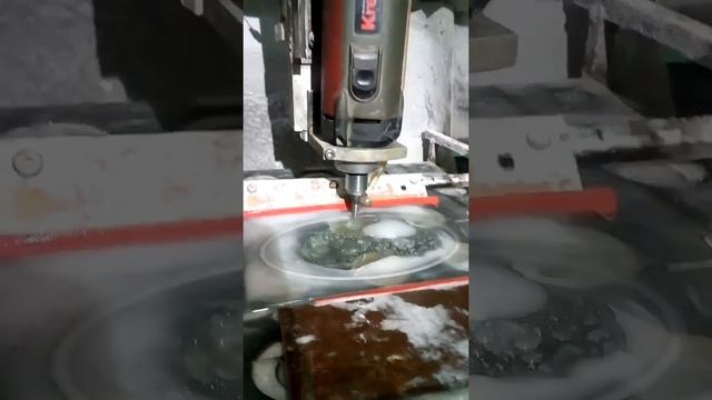 Алмазная фреза "Литвинка" в качестве прорезной по стеклу. смотреть онлайн