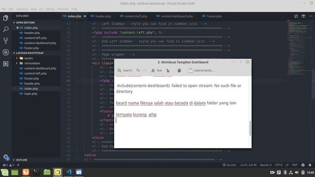 Tutorial Web Bootstrap jQuery 3 : Membuat Tampilan Dashboard смотреть онлайн