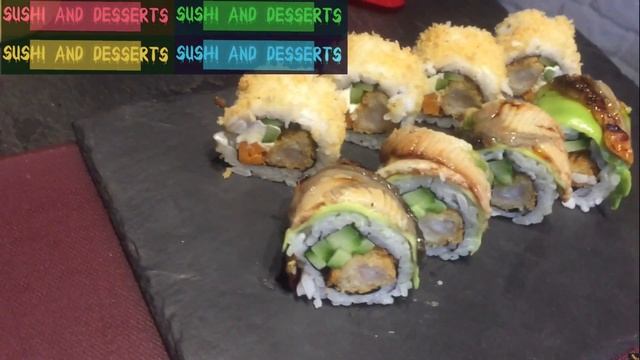 Sushi Recipe - Unagi Sushi / Tempura Shrimp Sushi Roll - Uramaki Sushi Roll Recipe 2019