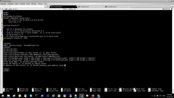 14-Ansible - Шаблоны - Jinja Template.mp4