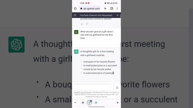 OpenAI ChatGPT registration using Google account then chatting with AI. смотреть онлайн