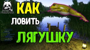 КАК И НА ЧТО ЛОВИТЬ ЛЯГУШКУ В РУССКОЙ РЫБАЛКЕ 4