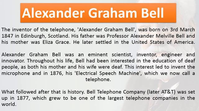Alexander Graham Bell English Essay | Best English Essay Youtube Channel | English Essays EEO смотреть онлайн