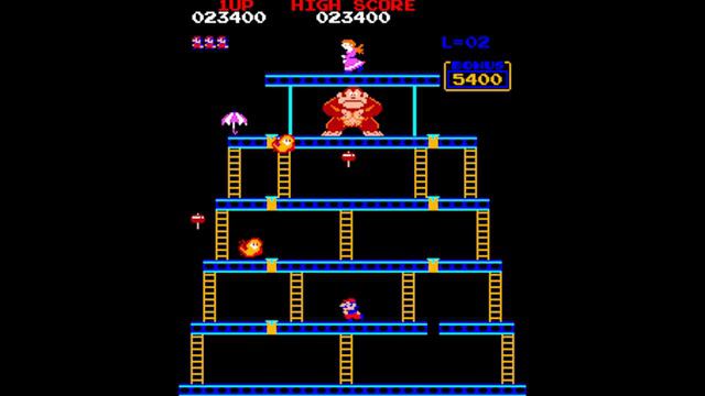 Donkey Kong (Original) Full Playthrough (US Arcade Version, All 4 Levels, 3 Rotations, 0 Deaths)