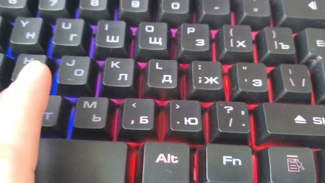 Клавиатура DEXP К-901BU. Нажатие клавиш смотреть онлайн