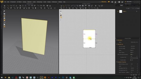Marvelous Designer Урок 2 создание тканей