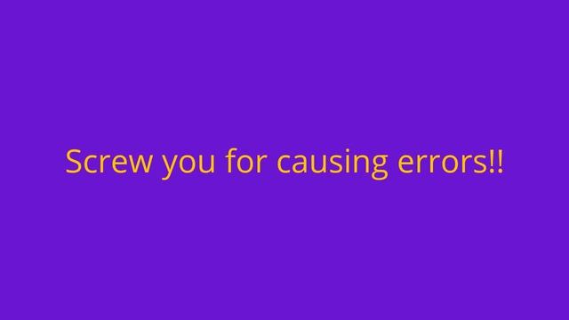 My Message to the 500 Internal Server Error Monkey смотреть онлайн