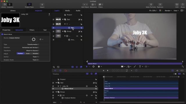 Трекинг в Apple Motion 5 и экспорт трекинга в final cut pro смотреть онлайн