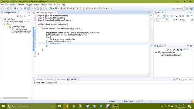Core Java 03 Reading Input From Console in Java and Printing it to console смотреть онлайн