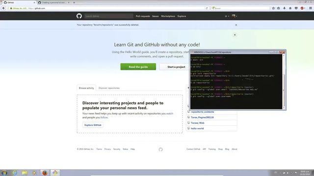 Iniciando con Git y GitHub смотреть онлайн
