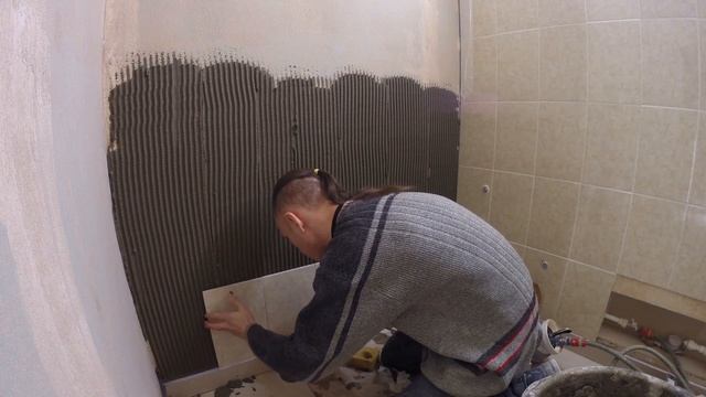 Укладка плитки в туалете за 10 минут. МЕГАстройка: №13 Санузел от профана.л. смотреть онлайн