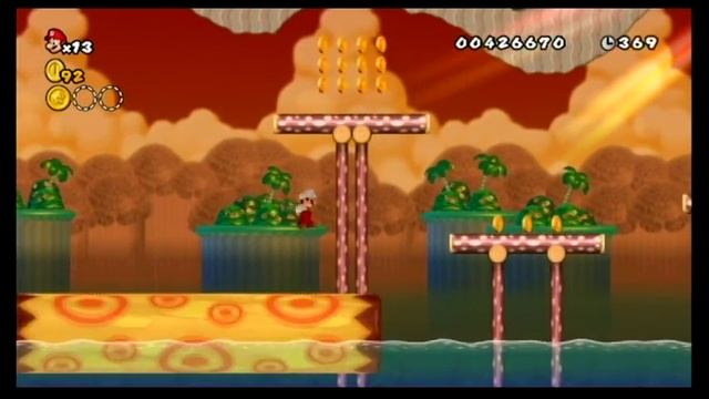 Newer Super Mario Bros. Wii Summer Sun - 100% Walkthrough - World 1-6 смотреть онлайн