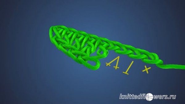 Сборка веточки лилии с листиком