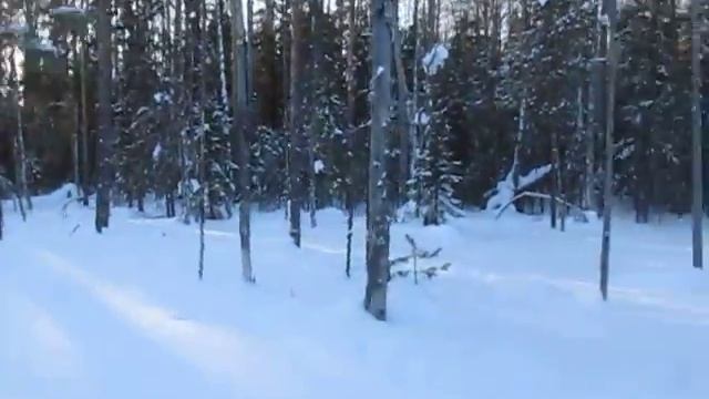 К Морданским озерам.Зима 2015 г.ч-1 смотреть онлайн