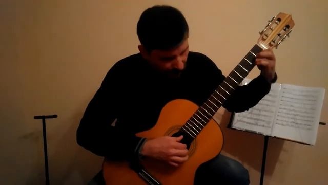 Александр, 54 года. Собачий вальс на гитаре. смотреть онлайн