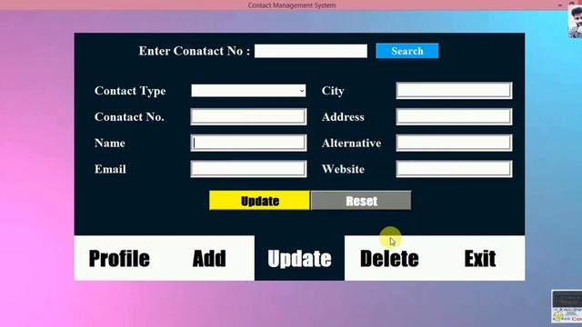 Contact Management System in Python | Tkinter смотреть онлайн