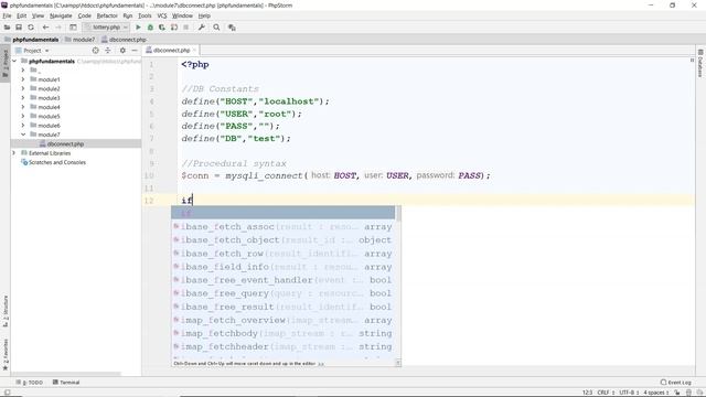Connecting to MySQL with PHP смотреть онлайн