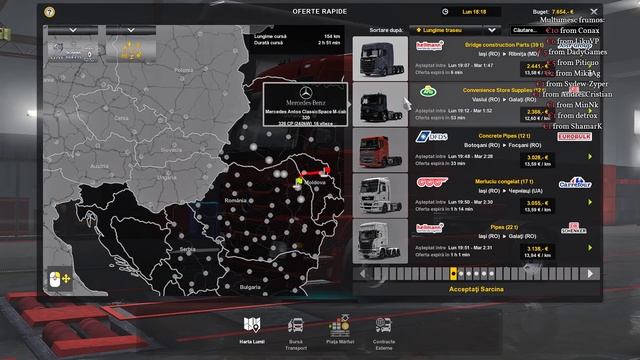Euro Truck Simulator 2 Roextended map смотреть онлайн