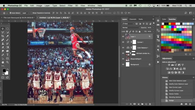 The Last Dance | 90's Glitch Effect | Photoshop Poster Tutorial смотреть онлайн