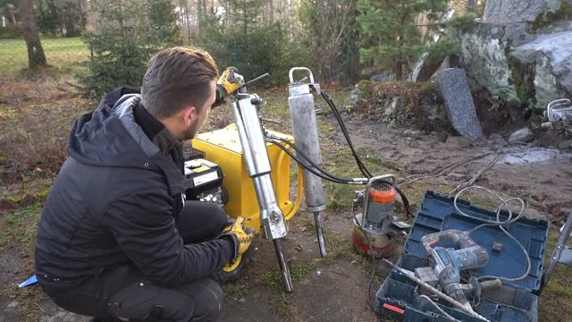 Как расколоть камень. Darda