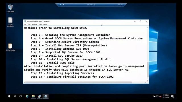 How To Install SCCM 2019 | System Center Configuration Manager | Step By Step SCCM Configuration