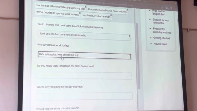 USA class college Present perfect English lesson смотреть онлайн