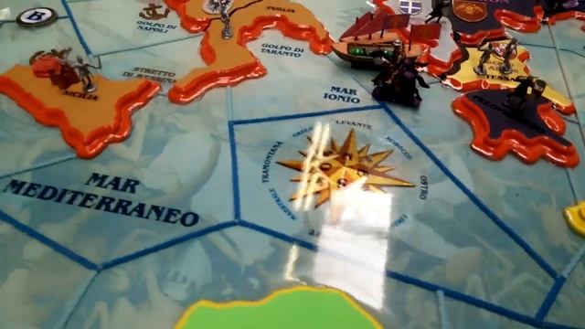 Boardgame prototipo MedioEvo Universalis - Mappa 3D смотреть онлайн