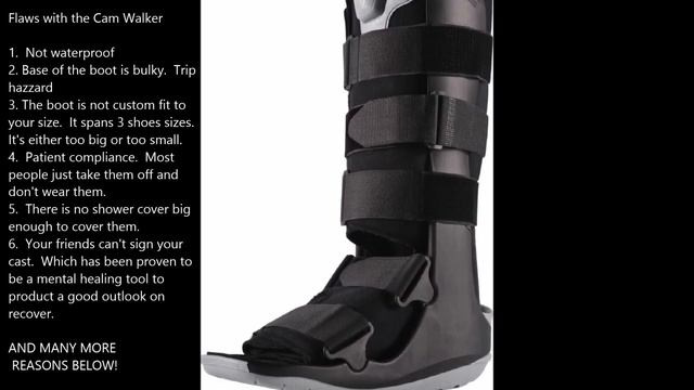 Walking boot vs Cast - Orthopedic Cam Boot for Broken Boot - comparing short leg walking cast смотреть онлайн