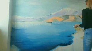 Creative idea / painting on the wall      Роспись на стене