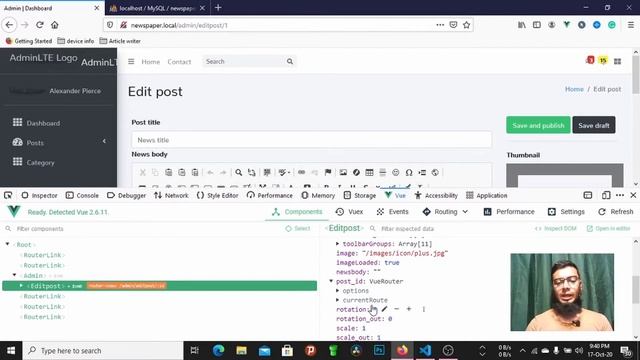 Laravel Vue JS Newspaper Project Part 22 । Post list and post update смотреть онлайн
