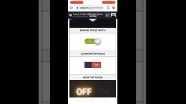 CSS Switch Button || How to make CSS button switch with Different kinds of button. смотреть онлайн