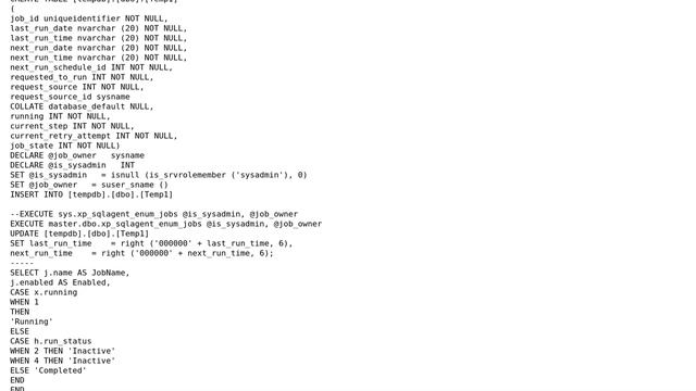 Databases: What's a good tool for visualizing SQL Agent jobs? (4 Solutions!!) смотреть онлайн