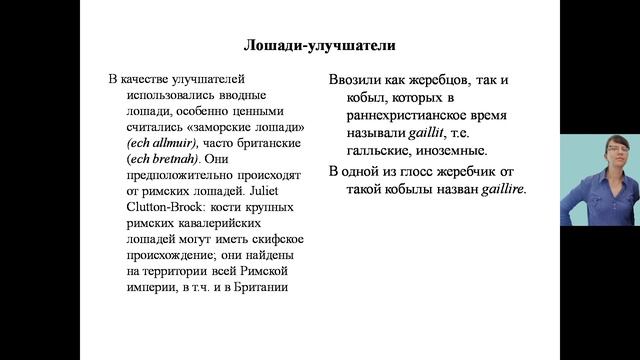 В.А. Курская «Лошадь в Древней Ирландии» (27.11.2021) смотреть онлайн