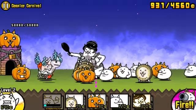 BATTLE CATS: spooky cats! смотреть онлайн