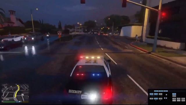GTA5 크라운 빅토리아 경찰차 V8엔진사운드 crown victoria police engine V8 sound смотреть онлайн