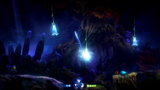 Ori and the Will of the Wisps. ПОДЛУННЫЕ НОРЫ (Прямиком в норы, каменные ноты) и скрытое дерево смотреть онлайн