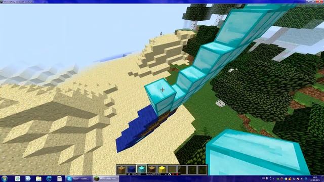 Как построить красивый алмазный меч в minecraft смотреть онлайн