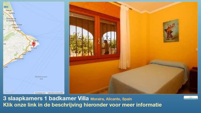 3 slaapkamers 1 badkamer Villa te Koop in Moraira, Alicante, Spain смотреть онлайн