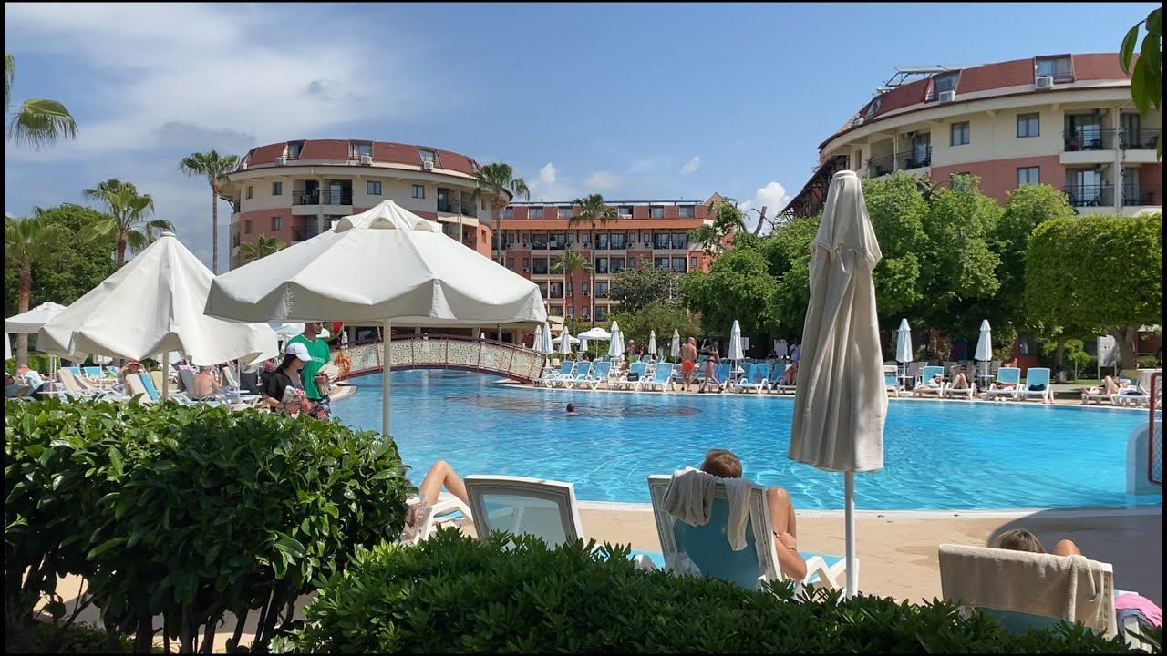 Palmeras Beach Hotel 5*. Видеообзор отеля в Алании смотреть онлайн